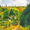 Jalais Hill Pontoise By Pissarro diamond painting