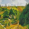 Jalais Hill Pontoise By Pissarro diamond painting