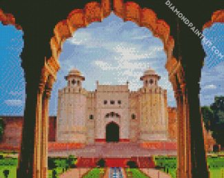 Lahore Fort Pakistan diamond paintings