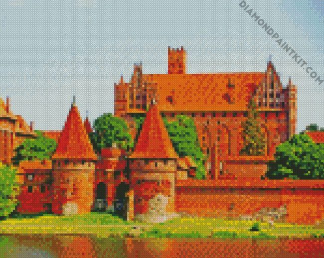 Malbork Castle Poland diamond paintings