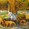 Otterhound Dogs diamond painting