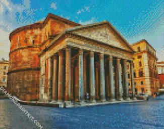 Pantheon Rome Italy diamond paintings