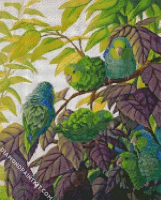 Parrotlet Birds diamond painting