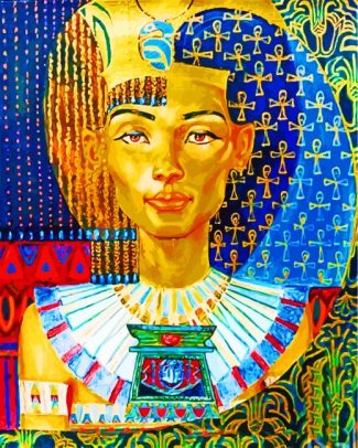 Aesthetic Egyptian Pharaon diamond painting