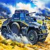 Black Panzer diamond painting