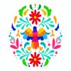 colorful Otomi diamond paintings