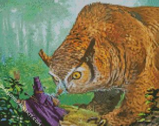 Fantastic owlbear diamond paintings