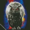 Galaxy Owl diamond painting