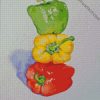 green yellow and red Peppers diamond painting