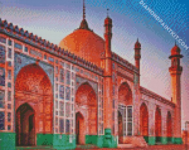 lahore ja masjid Pakistan diamond painting