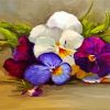 pansies flowers diamond painting