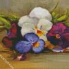 pansies flowers diamond painting