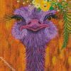 Purple Ostrich diamond paintings