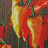 red and yellow Peppers diamond painting