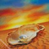 Sunset Pearl diamond painting