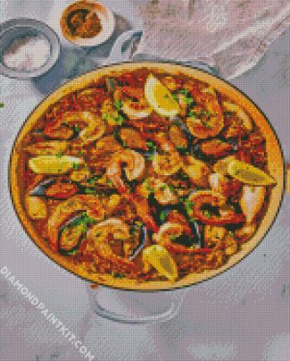 Tasty Paella diamond painting