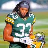 Aaron Jones green bay paackers diamond paintings