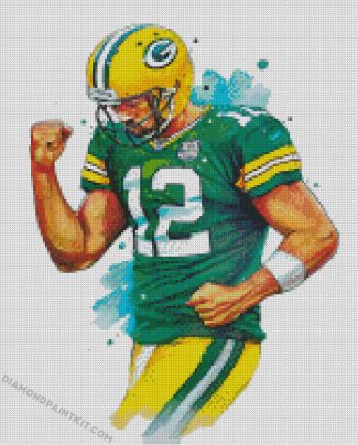 Aaron Rodgers packers diamond paintings