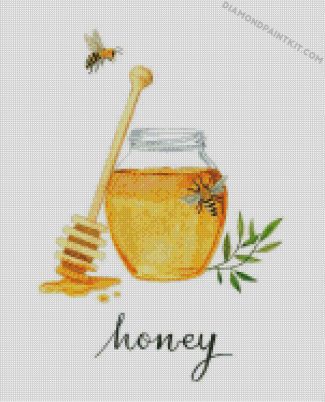 Aesthetic Honey Jar diamond paintings