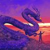 Aesthteic Fantasy Dragon diamond painting