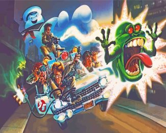 Animation Ghostbusters diamond painting