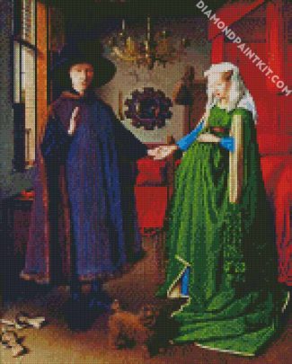 Arnolfini Portrait by Jan van Eyck diamond paintings