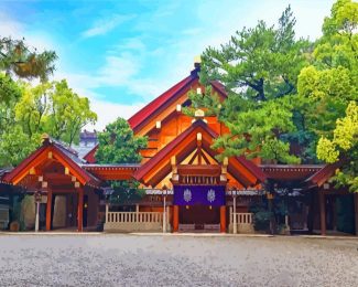 Atsuta Jingu japan diamond paintings