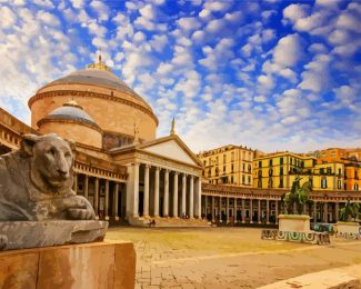 Basilica Reale Pontificia San Francesco da Paola naples europe italy diamond paintings