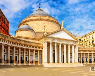 Basilica Reale Pontificia San Francesco da Paola naples italy europe diamond painting