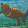 Beaver Underwater diamond paintings