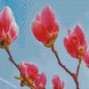 Blooming magnolia diamond paintings