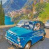 Blue Vintage Fiat diamond paintings