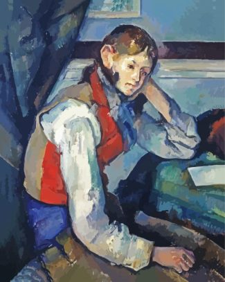 Boy in a Red Vest Gaugain diamond painting