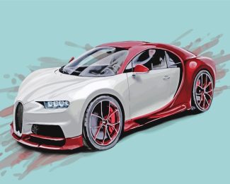 Bugatti car Art diamond painting