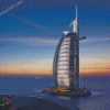 Burj Al Arab Dubai At Night diamond paintings