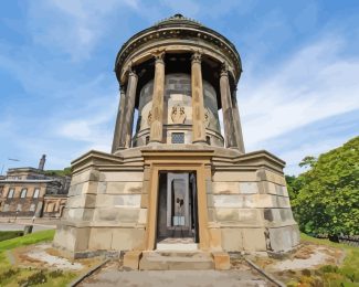 Burns Monument Hill Calton diamond painting