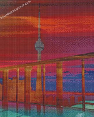 CN Tower Toronto diamond paintings