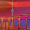 CN Tower Toronto diamond painting