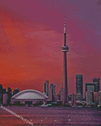 Canada Toronto Skyline diamond paintings