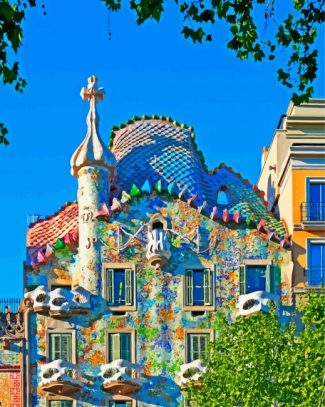 Casa Batlló gaudi diamond painting