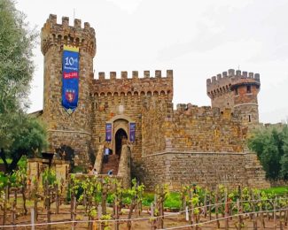 Castello di Amorosa napa diamond paintings