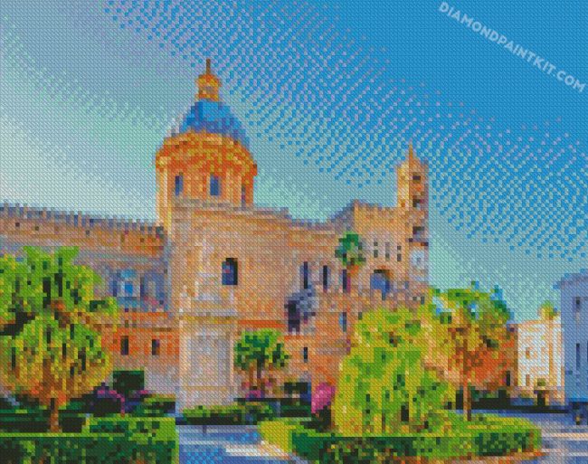 Cattedrale di Palermo spain europe diamond paintings