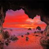 Cave Sunset diamond painting