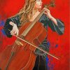 Cello Player diamond painting