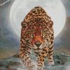 Cheetah Moonlight diamond paintings