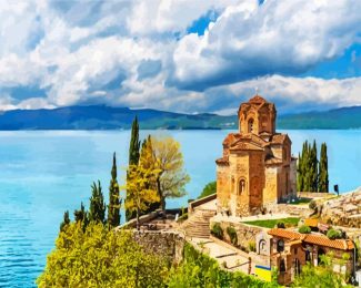 Church of Saint John the Theologian Macedonia diamond painting