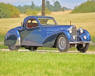 Classic Bugatti Car diamond painting