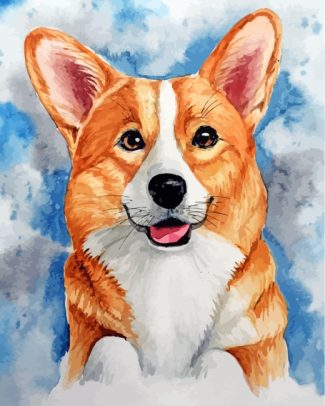 Corgi Dog Art diamond painting