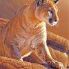 Cougar CaT diamond painting