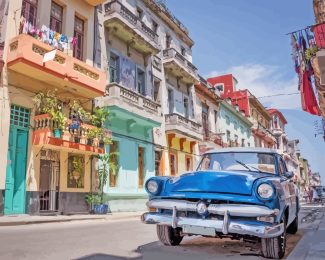 Cuba Havana Streets diamond painting